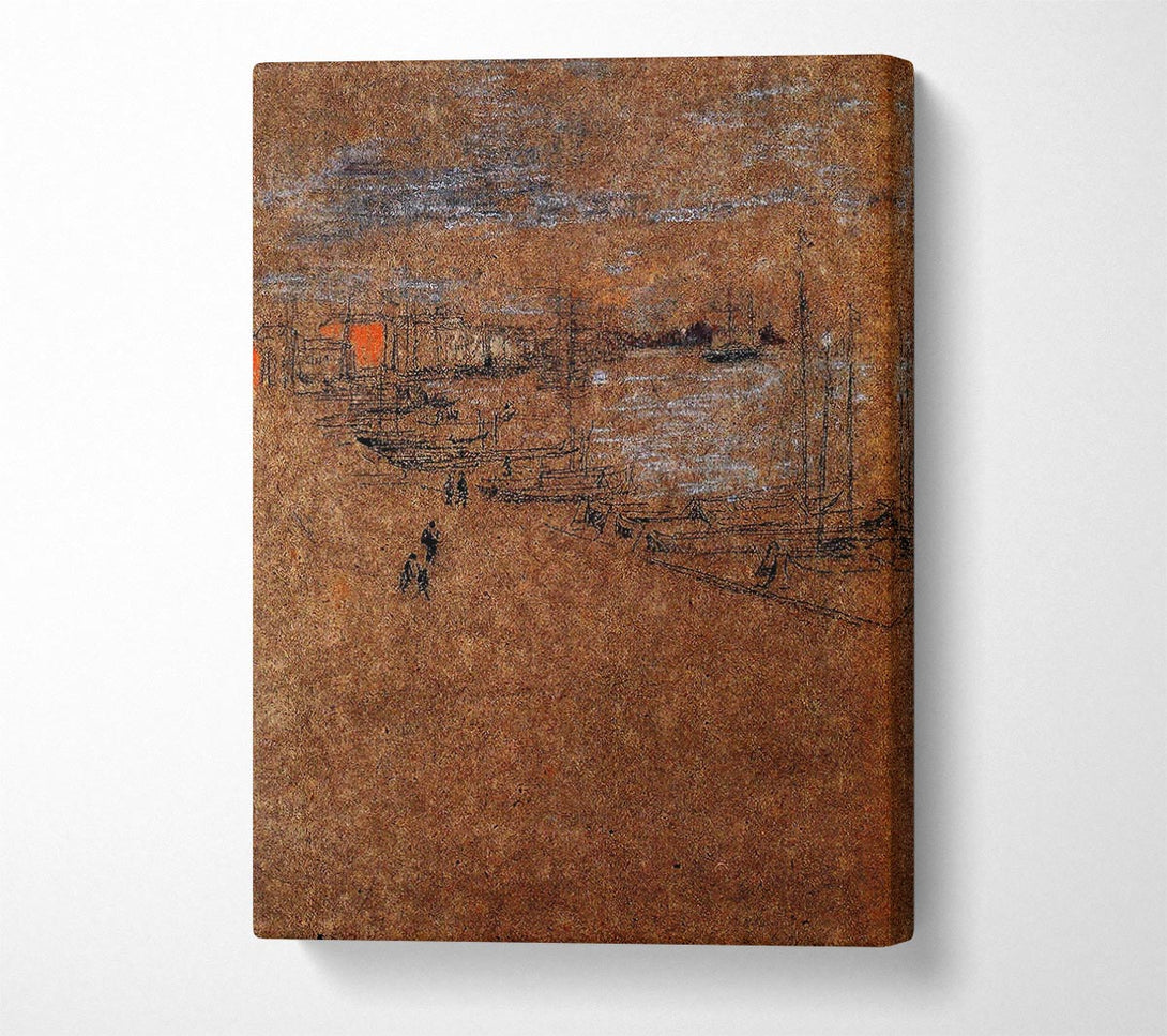  A Canvas Print of Whistler From The Cafe Orientale Canvas Wall Art