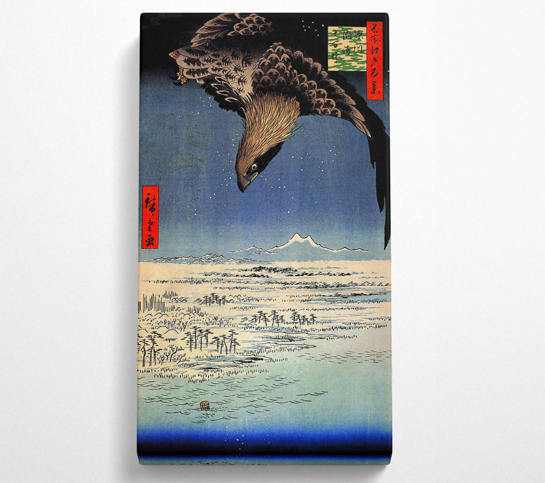  A Canvas Print of Hiroshige Fukagawa Susaki Canvas Print