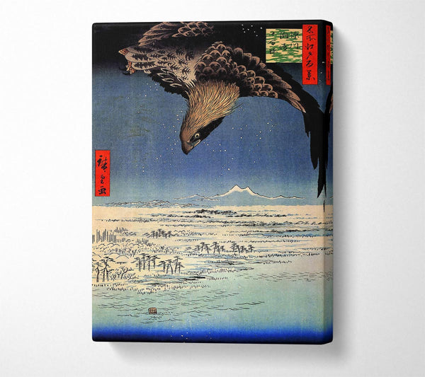  A Canvas Print of Hiroshige Fukagawa Susaki Canvas Print