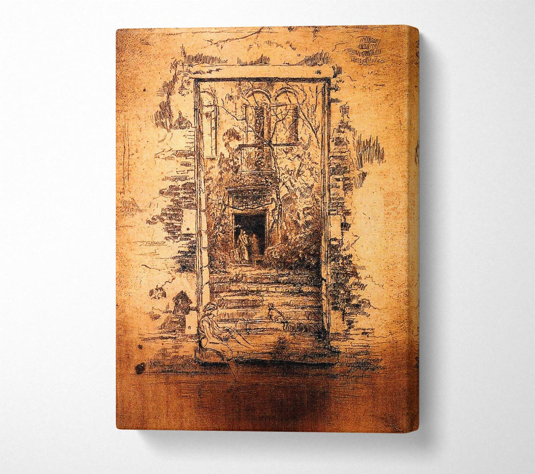  A Canvas Print of Whistler Garden Canvas Print