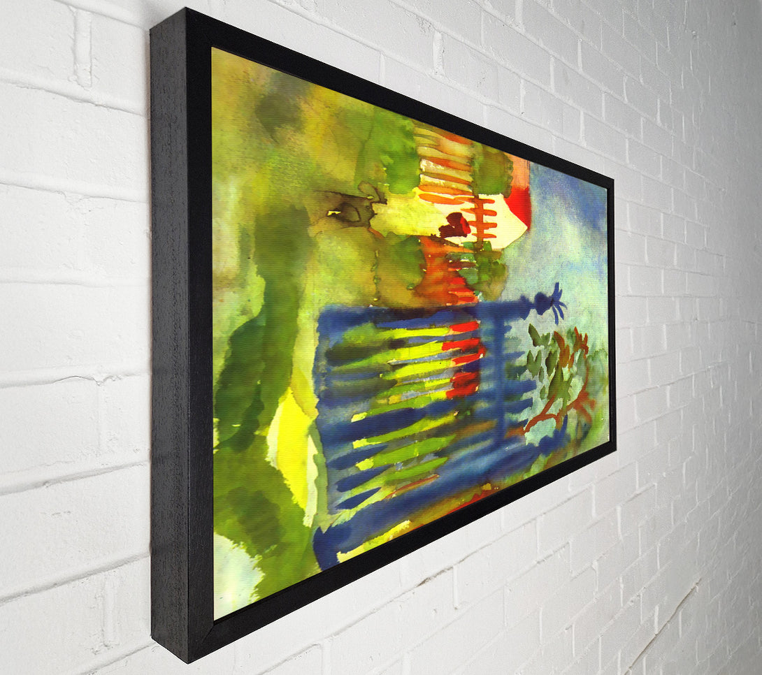  A Canvas Print of August Macke Garden Gate Canvas Print