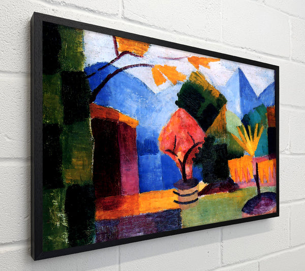 August Macke Garden On The Lake Of Thun