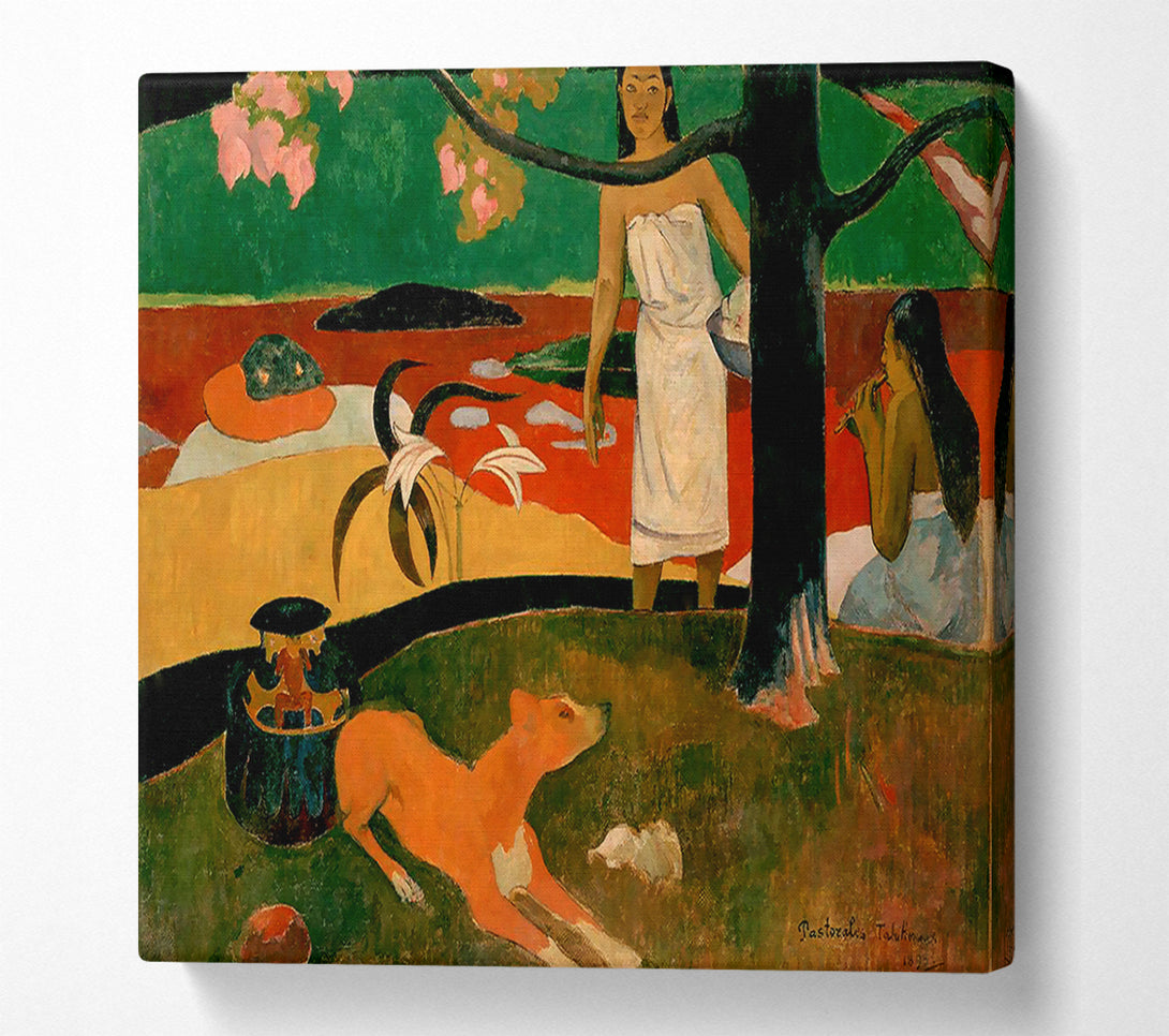  A Canvas Print of Gauguin Pastorales Tahitiennes Canvas Art