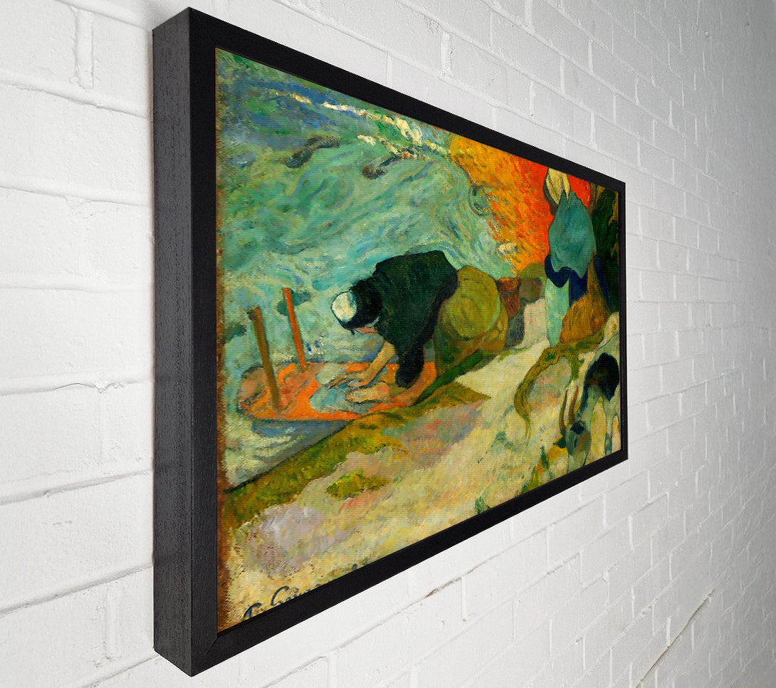  A Canvas Print of Gauguin Washerwomen In Arles Canvas Wall Art
