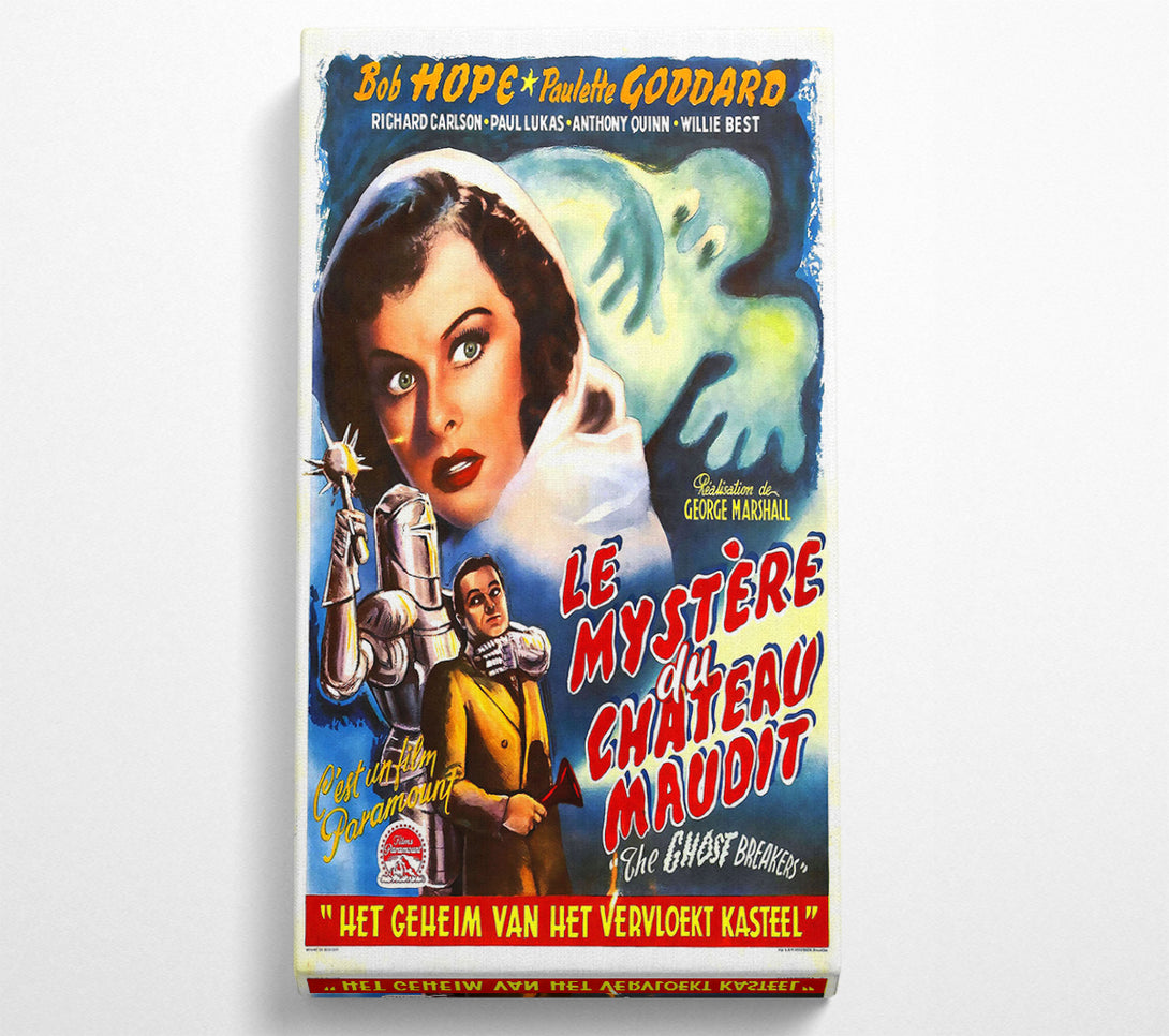  A Canvas Print of Ghost Breakers Poster 3 Canvas Print