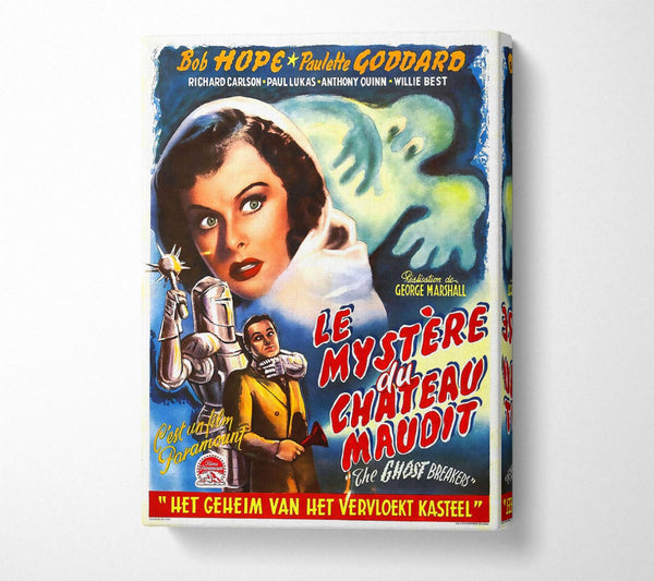  A Canvas Print of Ghost Breakers Poster 3 Canvas Print
