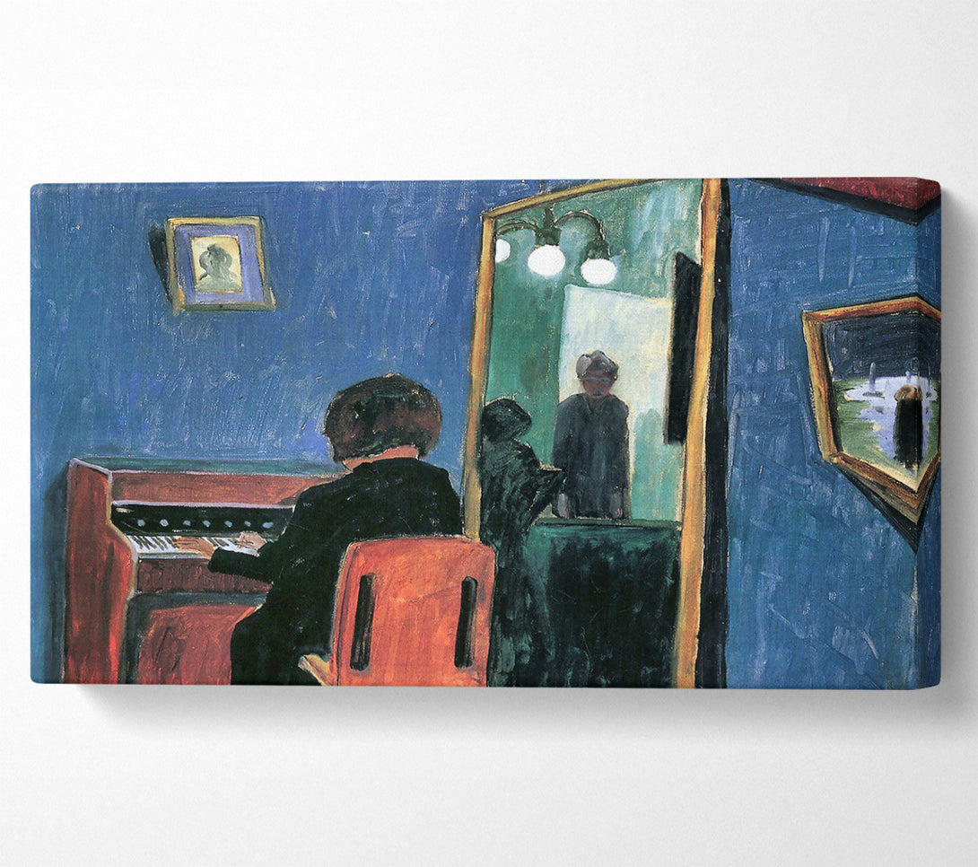  A Canvas Print of Walter Gramatte Girl At The Keyboards Canvas Wall Art