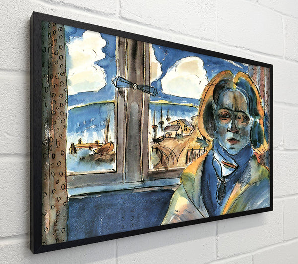 Walter Gramatte Girl At The Window Sonia