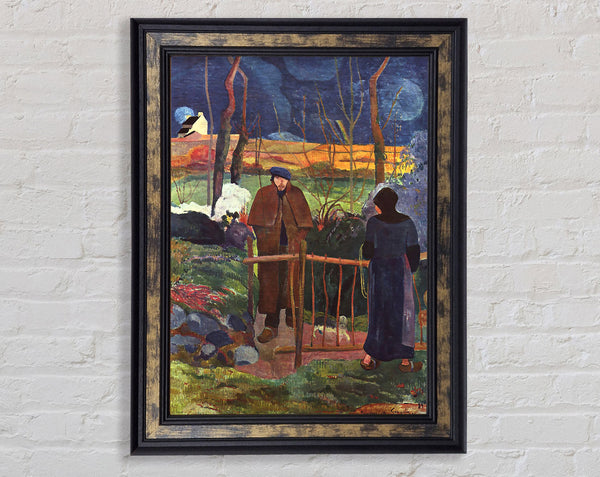 Gauguin Good Day Mr Gauguin Framed Print