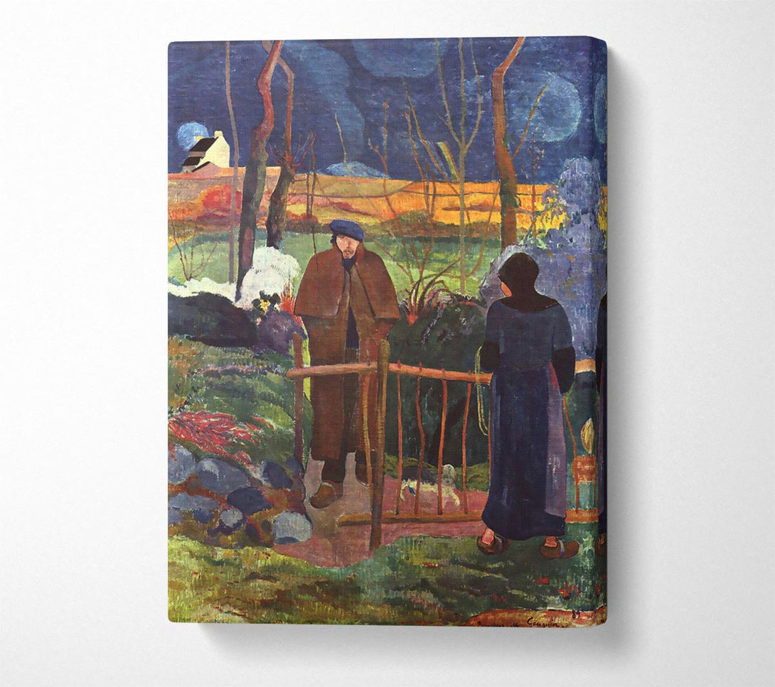  A Canvas Print of Gauguin Good Day Mr Gauguin Canvas Art