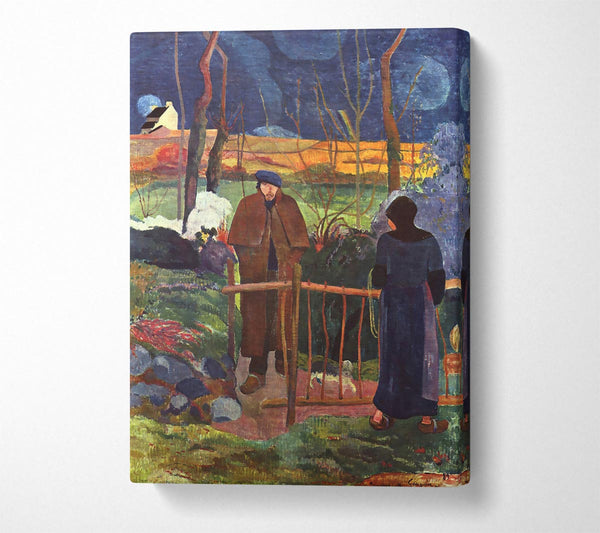  A Canvas Print of Gauguin Good Day Mr Gauguin Canvas Art