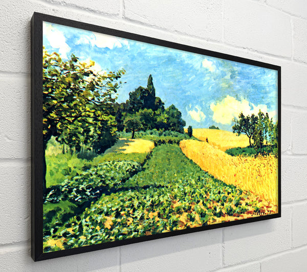 Sisley Grain Fields On The Hills Of Argenteuil