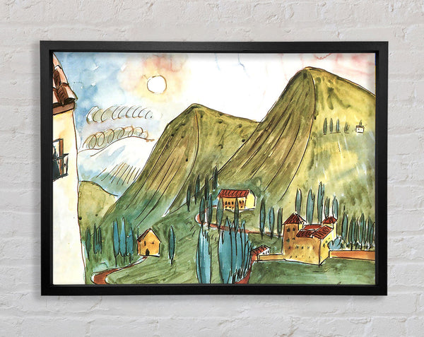 Walter Gramatte Granada Framed Print