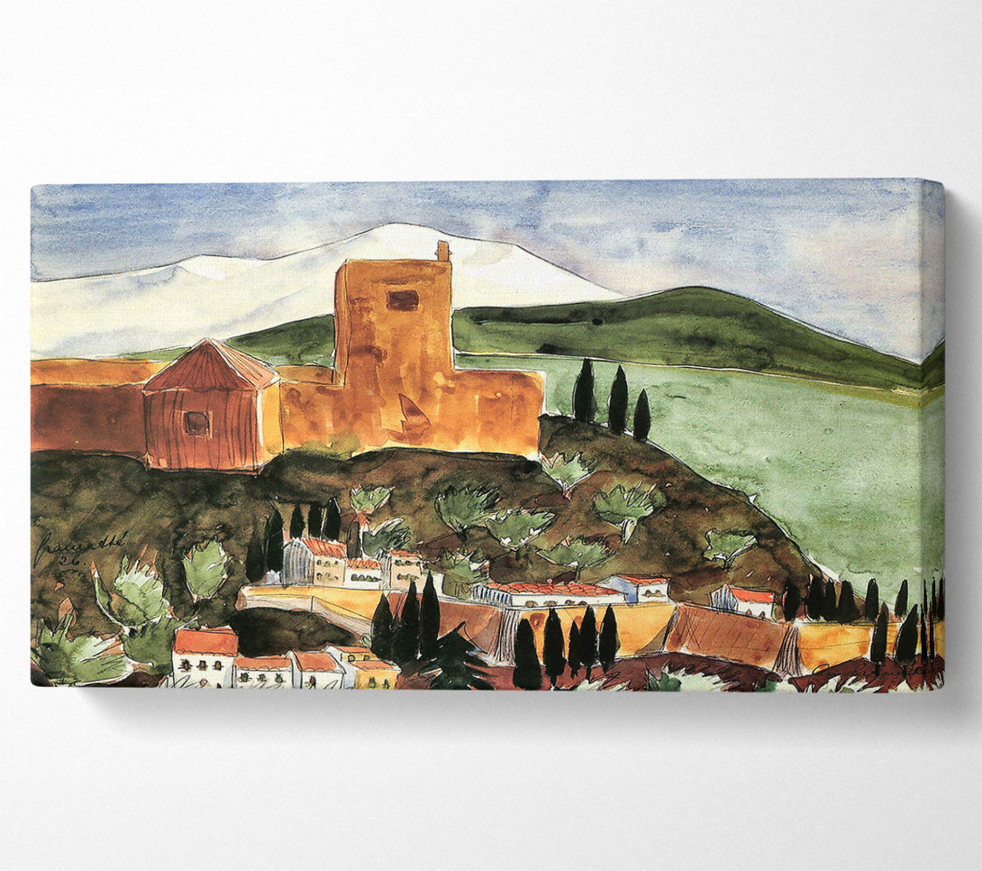  A Canvas Print of Walter Gramatte Granada 2 Canvas Wall Art