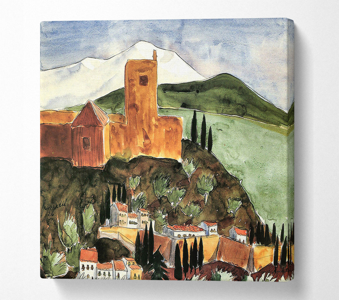  A Canvas Print of Walter Gramatte Granada 2 Canvas Wall Art