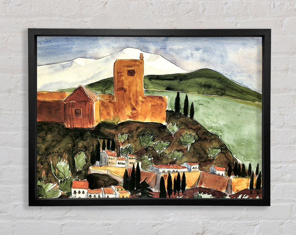 Walter Gramatte Granada 2 Framed Print