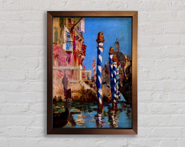 Manet Grand Canal In Venice Framed Print