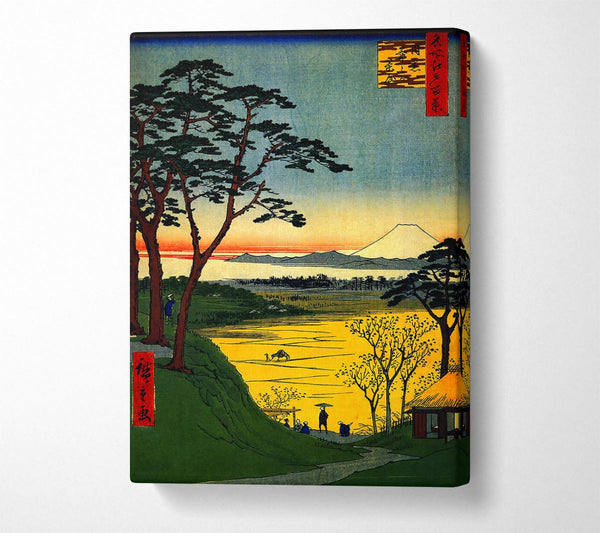 A Canvas Print of Hiroshige Grandpas Treehouse Canvas Print