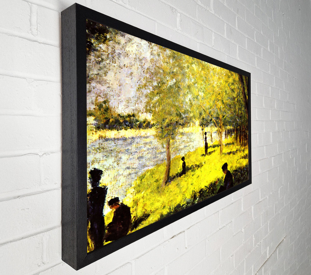  A Canvas Print of Seurat Group Of People Canvas Art