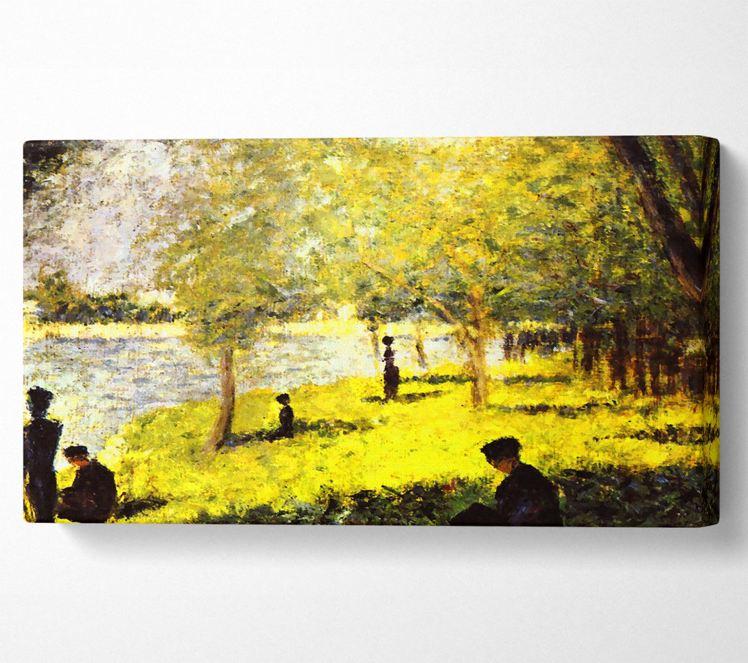  A Canvas Print of Seurat Group Of People Canvas Art