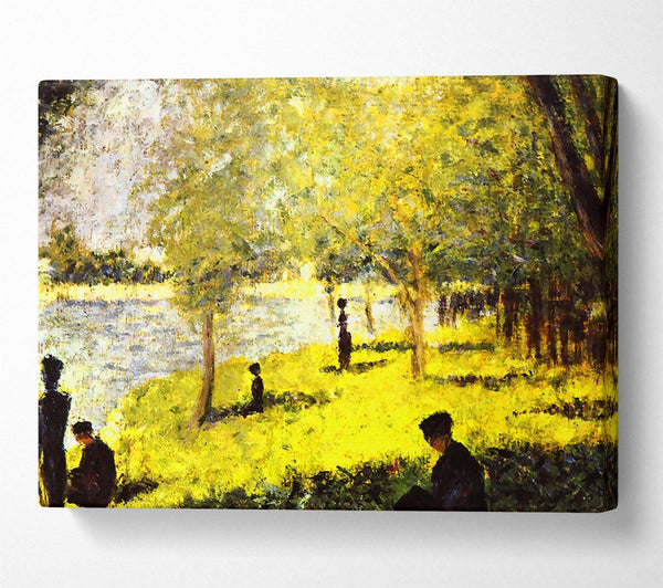  A Canvas Print of Seurat Group Of People Canvas Art