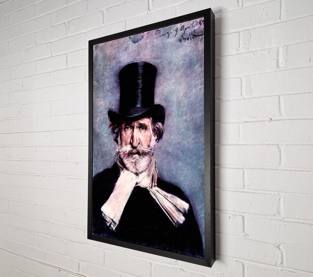  A Canvas Print of Giovanni Boldini Guissepe Verde Canvas Print