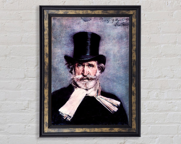 Giovanni Boldini Guissepe Verde Framed Print