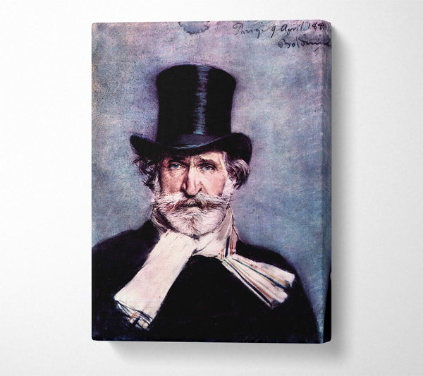  A Canvas Print of Giovanni Boldini Guissepe Verde Canvas Print