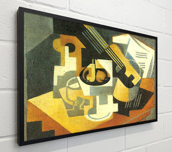 Juan Gris Guitar And Fruit Bowl 1