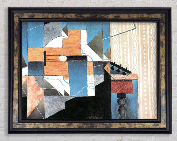 Juan Gris Guitar On A Table Framed Print