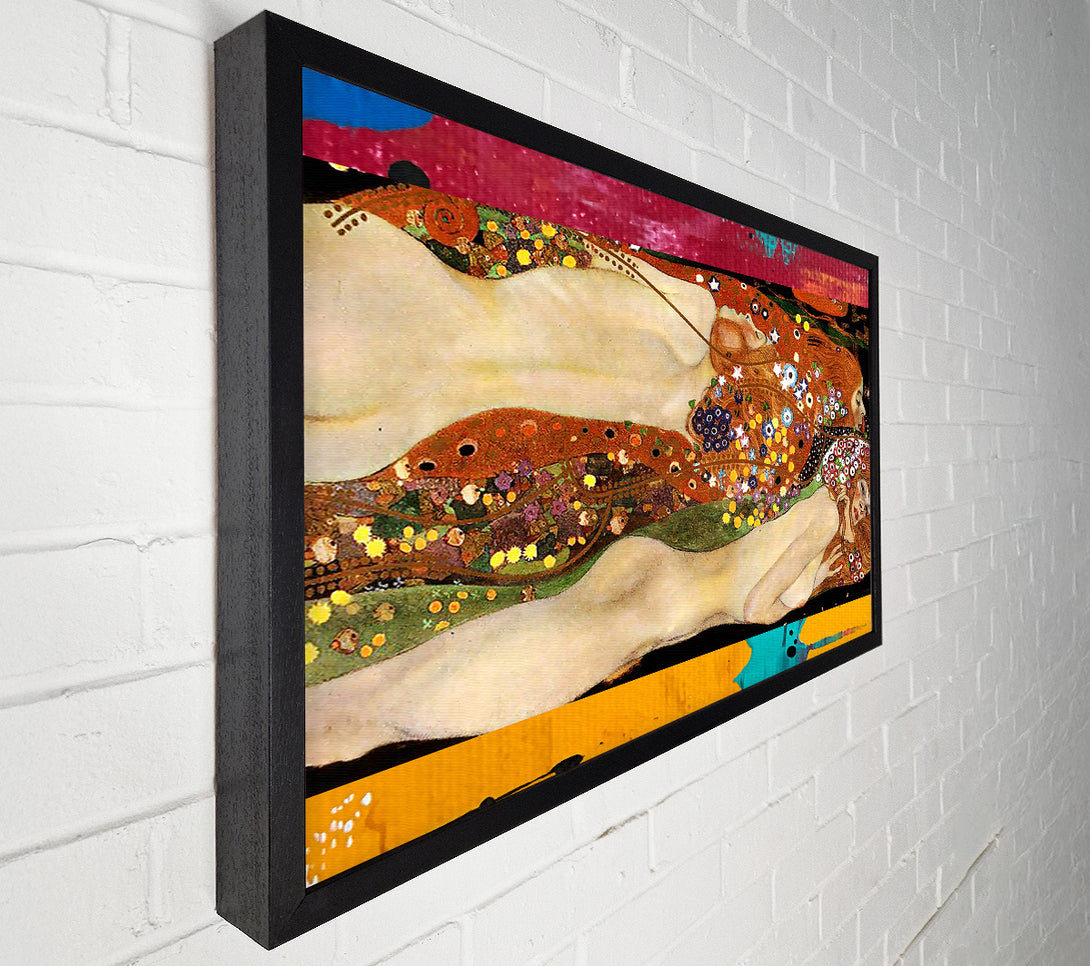  A Canvas Print of Klimt Water Serpents 2 Canvas Art