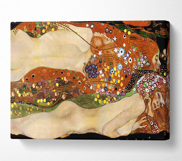  A Canvas Print of Klimt Water Serpents 2 Canvas Art