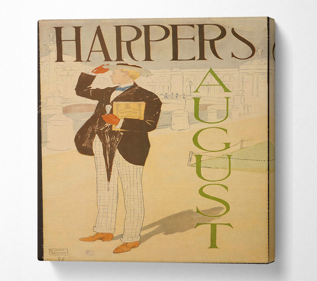  A Canvas Print of Harpers August 2 Canvas Wall Art