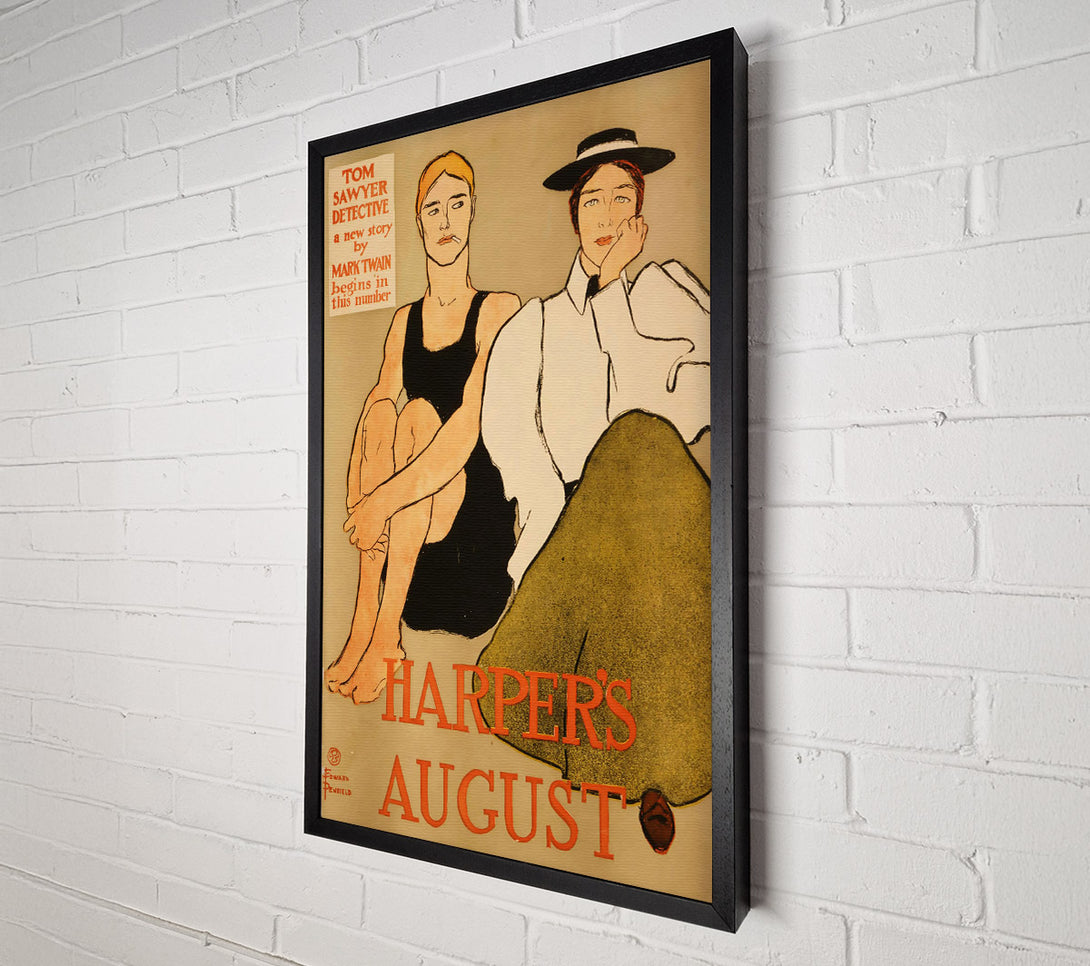  A Canvas Print of Harpers August Canvas Wall Art