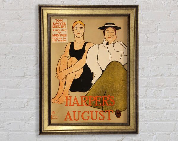 Harpers August Framed Print