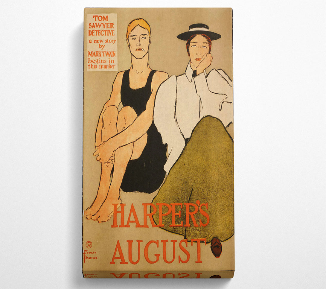 A Canvas Print of Harpers August Canvas Wall Art