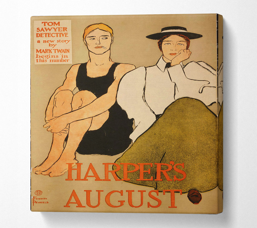  A Canvas Print of Harpers August Canvas Wall Art