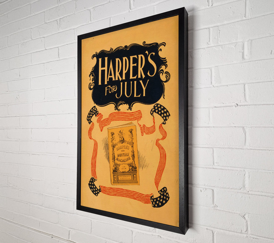  A Canvas Print of Harpers July Canvas Art