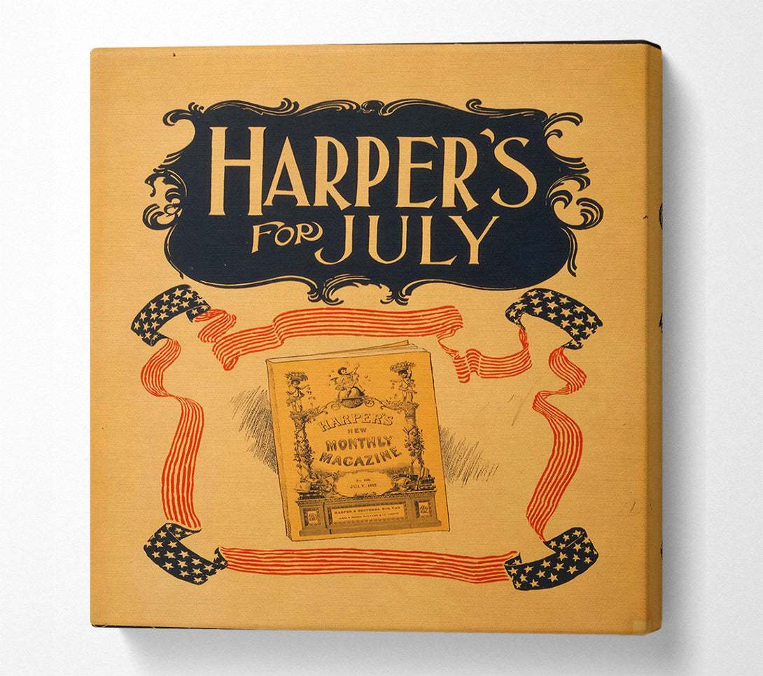  A Canvas Print of Harpers July Canvas Art