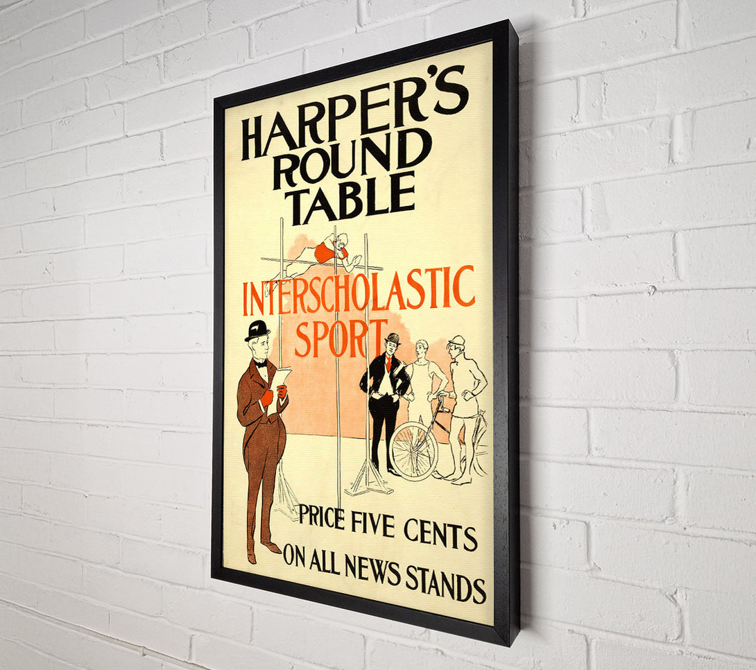 A Canvas Print of Harpers Round Table Canvas Art