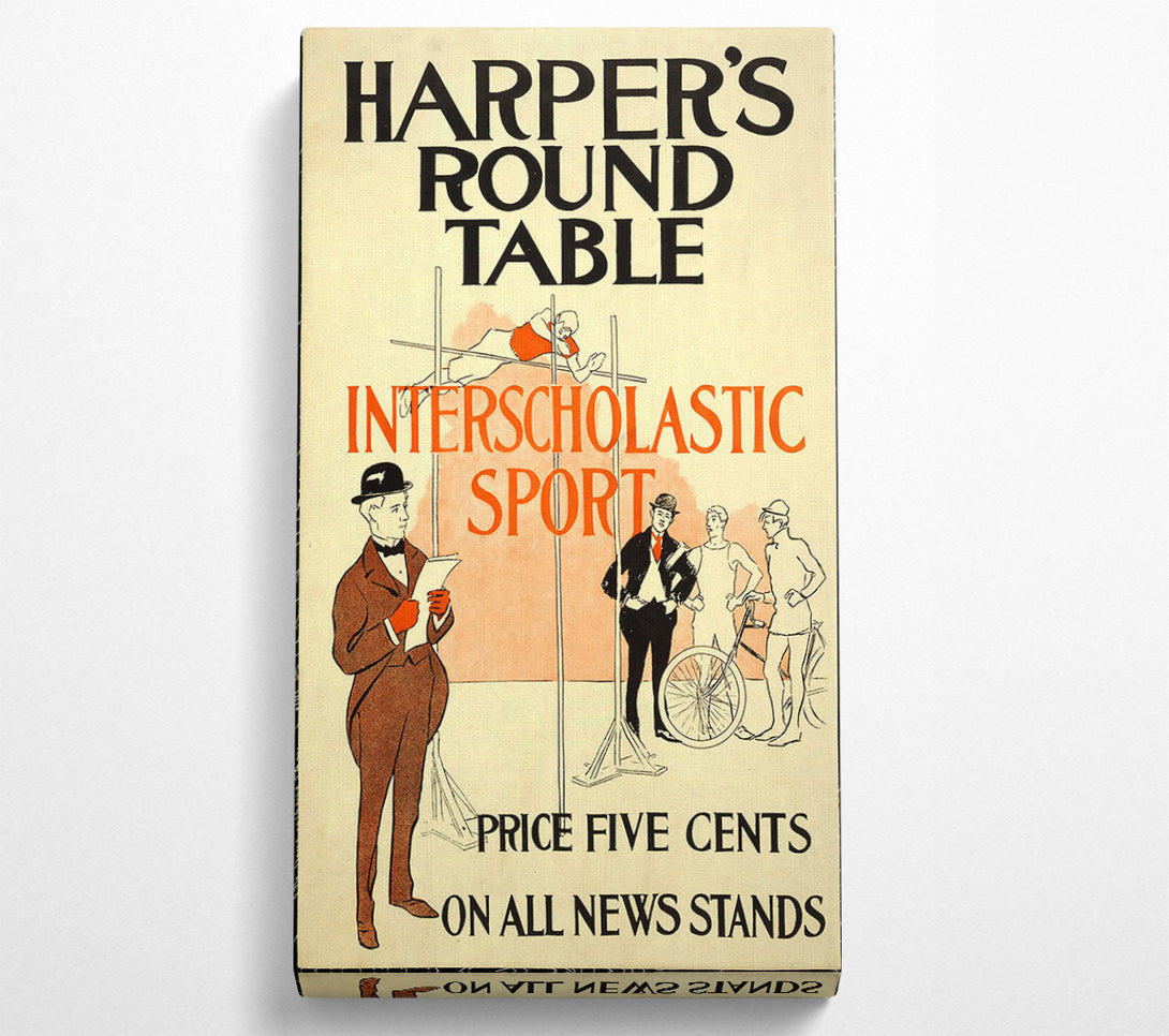  A Canvas Print of Harpers Round Table Canvas Art