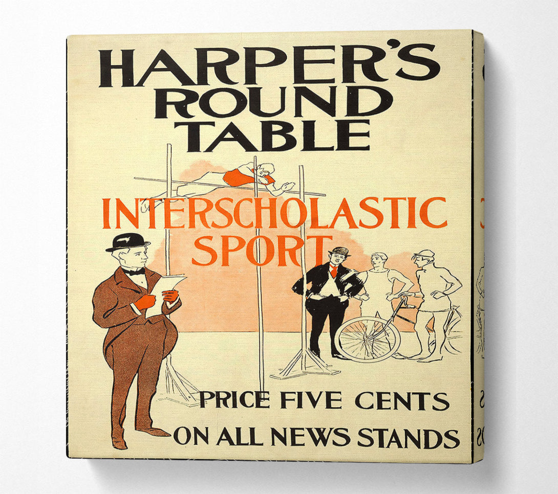  A Canvas Print of Harpers Round Table Canvas Art