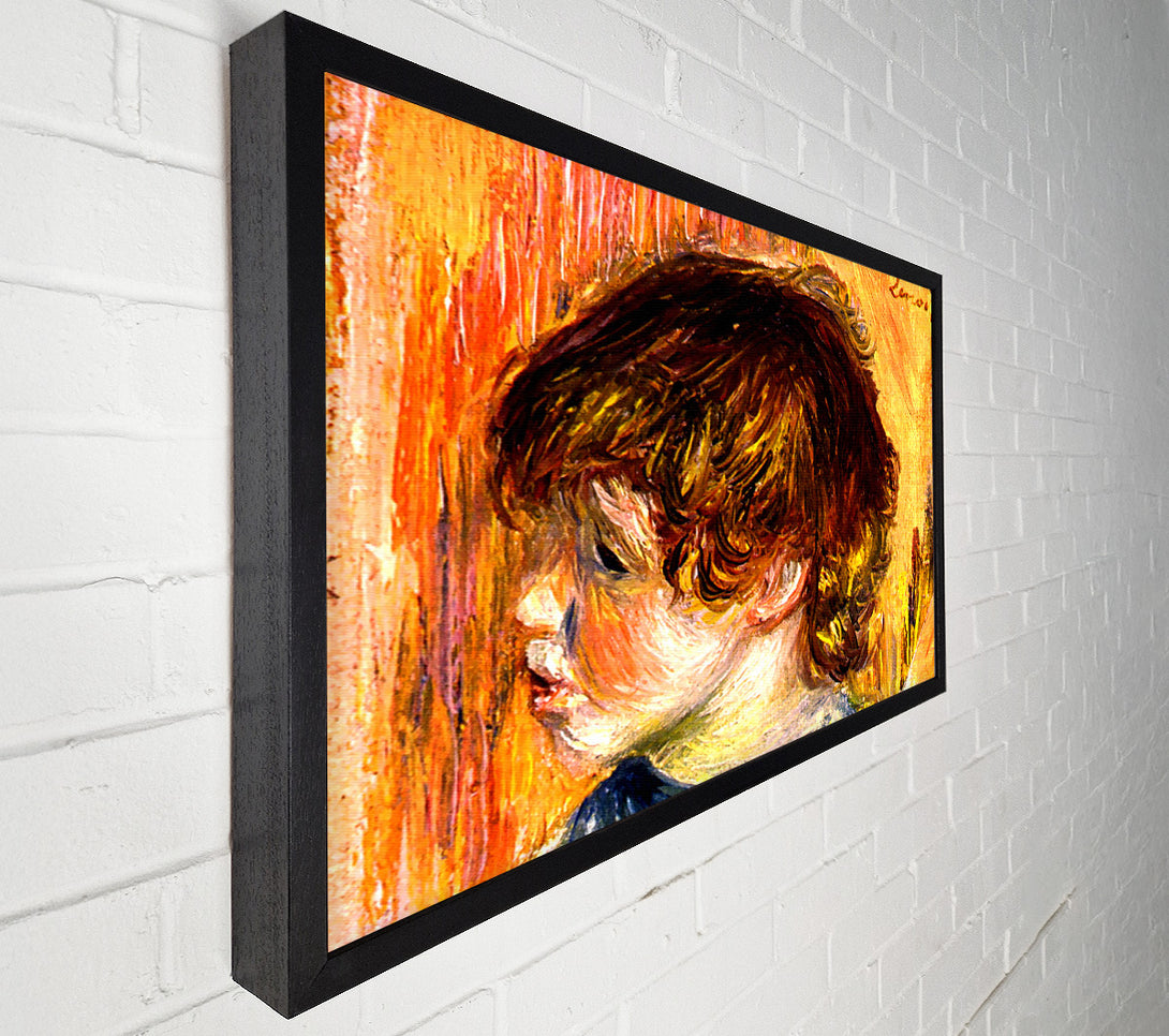  A Canvas Print of Renoir Head Of A Young Girl Canvas Print