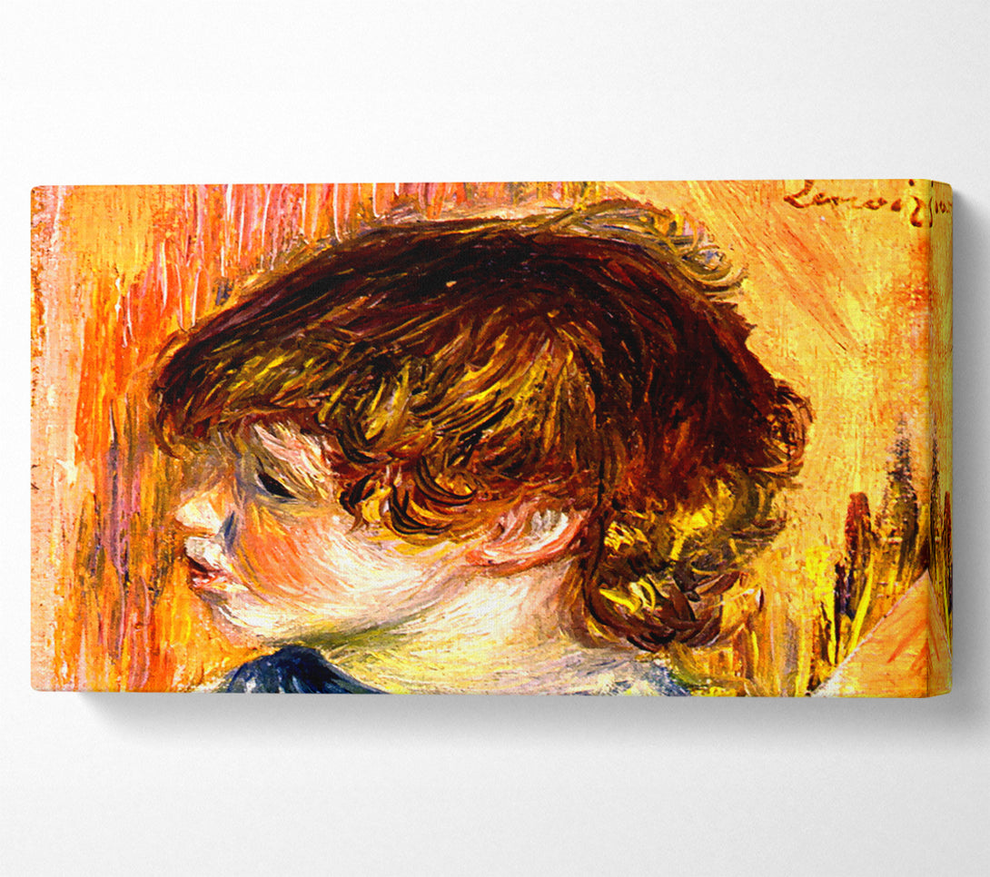  A Canvas Print of Renoir Head Of A Young Girl Canvas Print