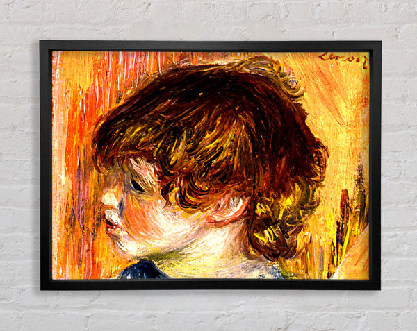 Renoir Head Of A Young Girl Framed Print
