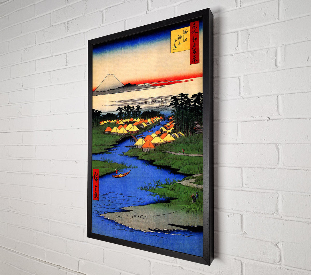 A Canvas Print of Hiroshige Horie And Nekozane Canvas Art