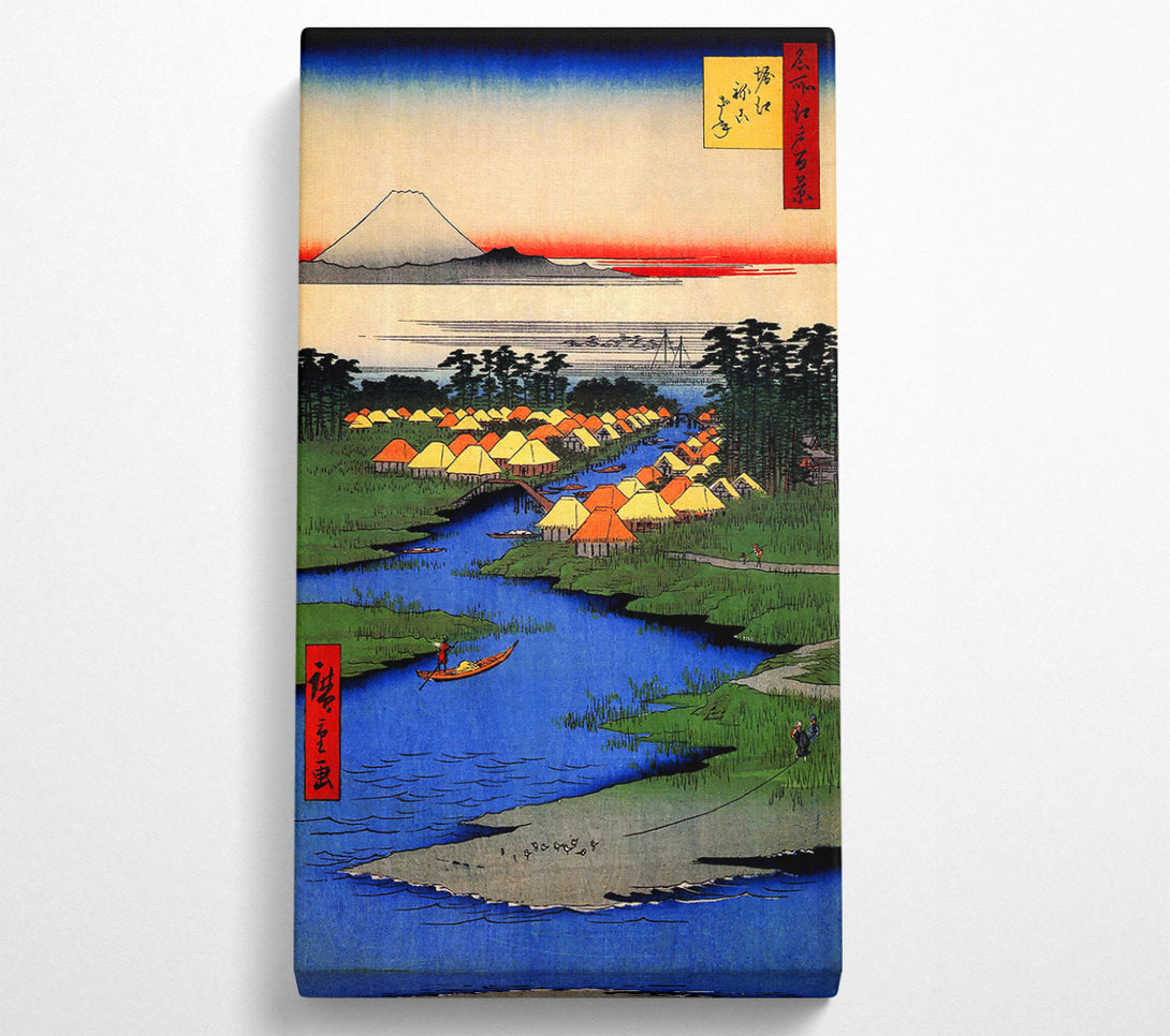  A Canvas Print of Hiroshige Horie And Nekozane Canvas Art