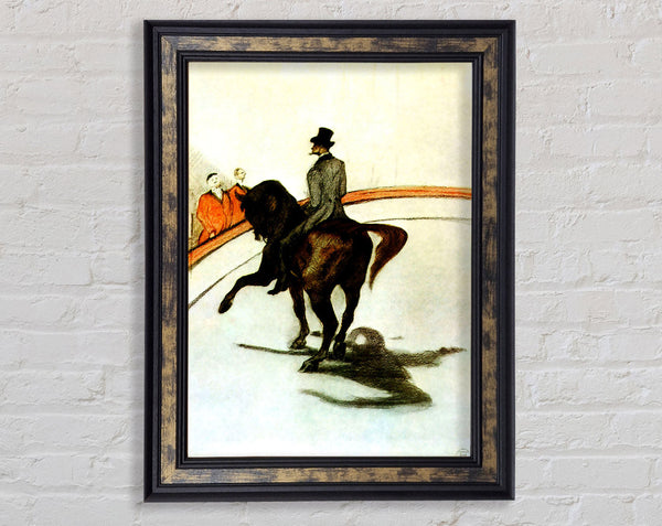 Toulouse Lautrec Horse In The Ring Framed Print