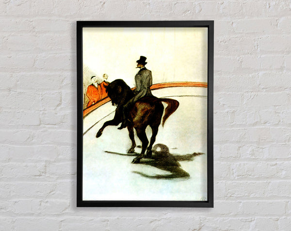 Toulouse Lautrec Horse In The Ring Framed Print