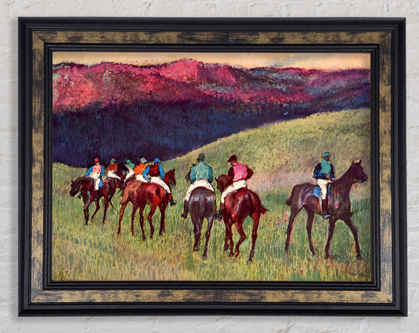 Degas Horse Racing -The Training Framed Print